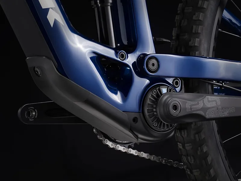 Trek Fuel EXE 9.7 SLX/XT Electric Mountain Bike in Mulsanne Blue-1